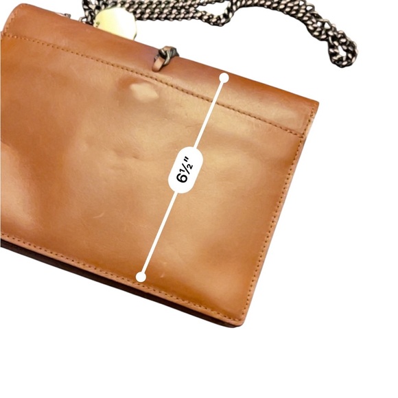 Patricia Nash 10th Anniversary Tan Leather Crossbody Bag - Picture 9 of 9